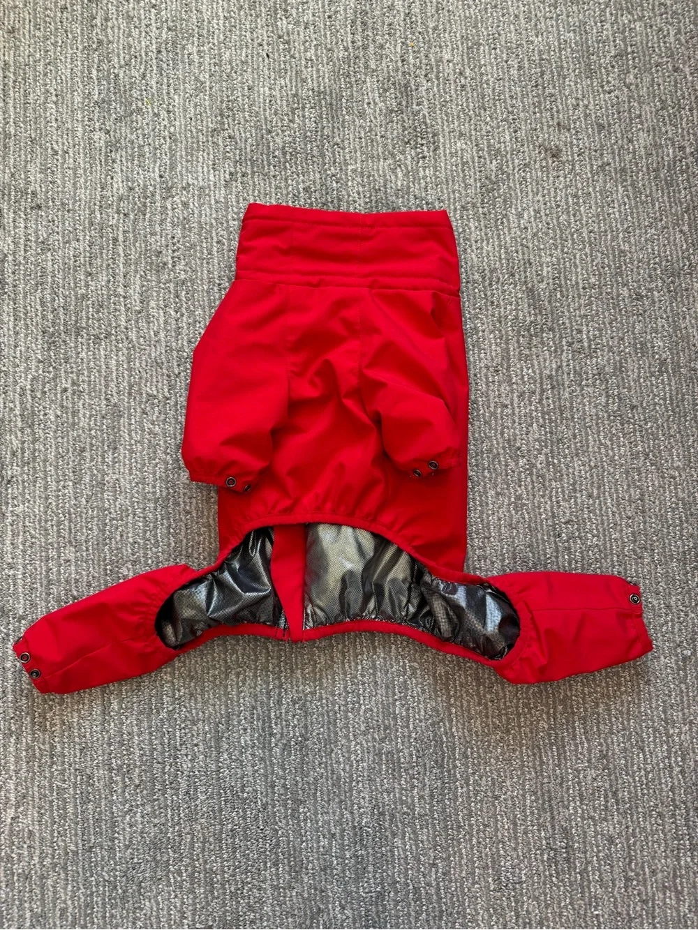 Canada Pooch Red Winter Dog Snowsuit Coat Size 16 Insulated Water Resistant